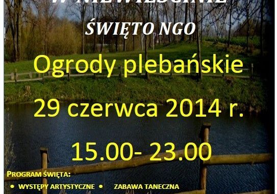 Zapraszamy na festyn i święto NGO