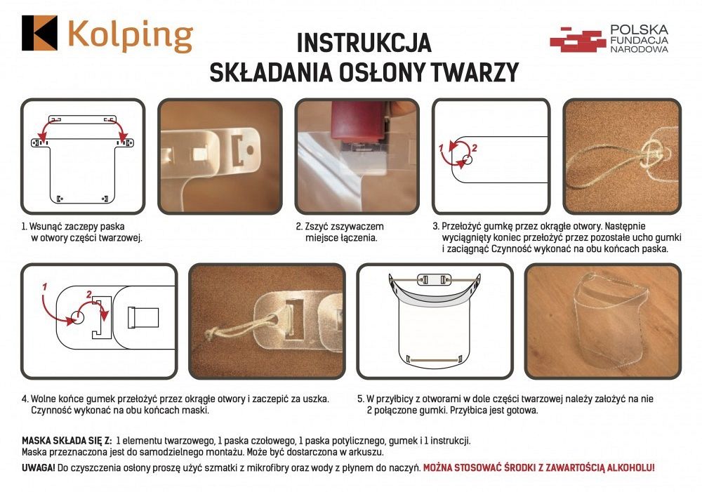 Przyłbice dla bezpieczeństwa