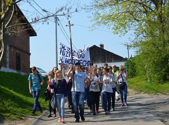 Młody Kolping na pielgrzymim szlaku do Gorzędzieja