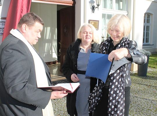 Herb rodziny Von Somnitz w Gotętowie