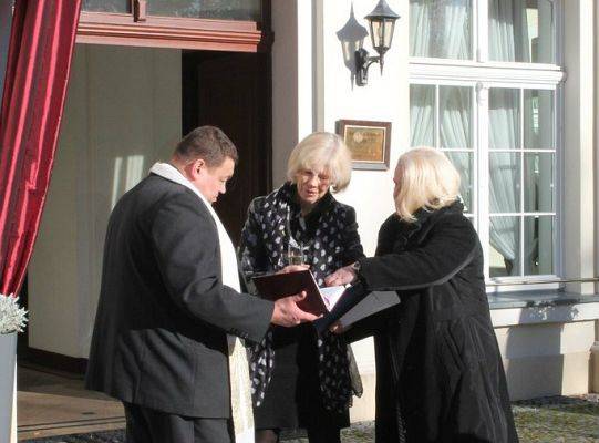 Herb rodziny Von Somnitz w Gotętowie