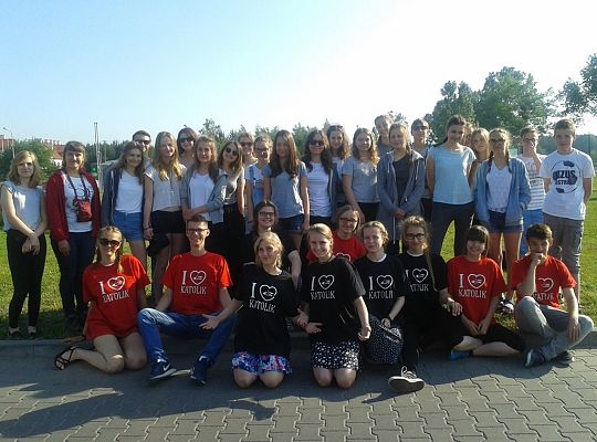 Młody Kolping z Zespołu Szkół Katolickich w Tczewie w Lednicy