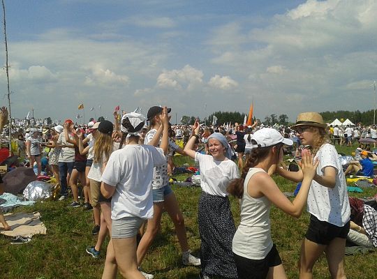 Młody Kolping z Zespołu Szkół Katolickich w Tczewie w Lednicy