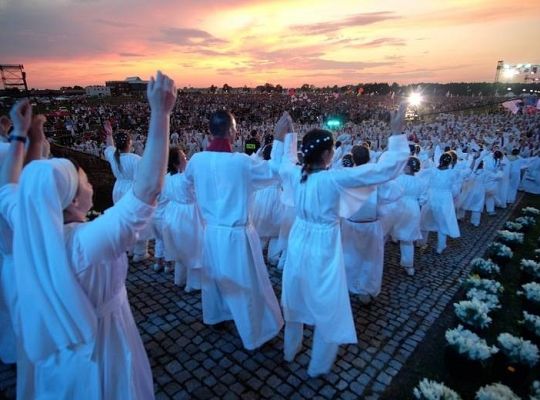 Młody Kolping z Zespołu Szkół Katolickich w Tczewie w Lednicy