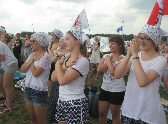 Młody Kolping z Zespołu Szkół Katolickich w Tczewie w Lednicy