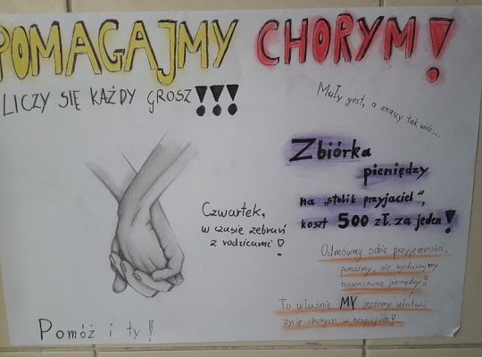 STOLIK - przyjaciel dla tczewskiego hospicjum