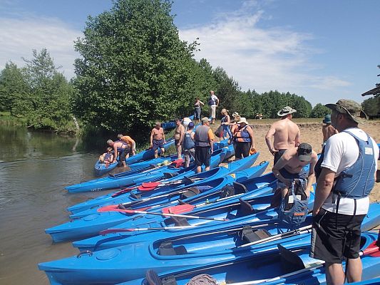 Kolpingowski spływ kajakowy