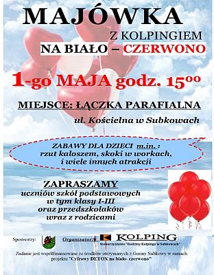 Majówka z Kolpingiem na BIAŁO-CZERWONO